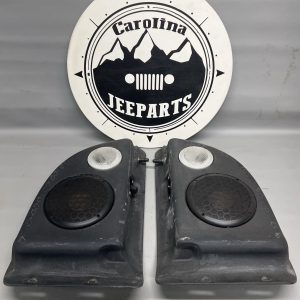 Set of Rear Speaker Pods with Dome Light OEM 03-06 Jeep Wrangler TJ and LJ