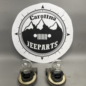 Pair Turn Signal Grill Light Connector w/ Bulbs OEM 97-06 Jeep Wrangler TJ/LJ