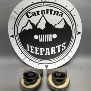 Pair of Front Turn Signal Light Sockets OEM 97-06 Jeep Wrangler TJ/LJ